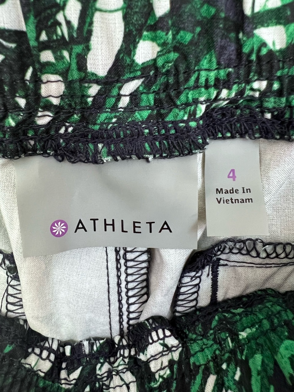 Athleta Aspire Palm Jogger Pants Mid-Rise Green Size 4 - Picture 8 of 11